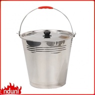 1Pc Stainless Steel Utility Pail Galvanized Bucket Water Pail Metal Pail Buckets
