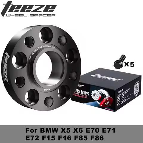 Teeze 25/30/35mm Wheel Spacer Adapter for BMW X5 X6 E70 E71 E72 F15 F16 F85 F86 PCD 5x120 CB 74.1mm 