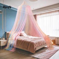 Mosquito Repellent Canopy Rainbow Color Mosquito Net Rainbow Color Single Door Mosquito Net Bed Canopy Breathable Mesh Easy Install Fully Enclosed for Southeast