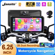 5/6.25 inch Motorcycle GPS Navigaton Wireless CarPlay & Android Auto Bluetooth5.0 Moto Monitor Suppo