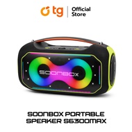 ลำโพงปาร์ตี้ไร้สายเสียงแน่น แบรนด์ SOONBOX รุ่น S6300MAX ไฟ LED (สินค้ารับประกันศูนย์ 1ปี) By TG