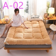 Thicker 10cm Tatami Matress Tilam Single Queen /King Size Lamb Cashmere Mattress Bed Soild Topper Protector Bedding
