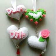 Handmade Car Charm (2pcs love each charm)