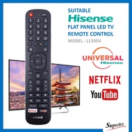 **HISENSE** Ihandy Compatible For Hisense Led Netflix Youtube Smart Flat Penal Tv Television Remote 