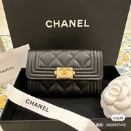香奈兒Chanel boy經典單層卡包/零錢包/卡夾