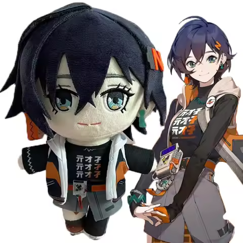 Anime Zenless Zone Zero Plush Toys Ellen Joe Cosplay Plushie Dolls Anime Cartoon Stuffed Pillow Kids