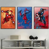 Marvel Movies Comics Wall Art Poster SpiderMan Superheroes Canvas Painting Prints Kids Room Living R