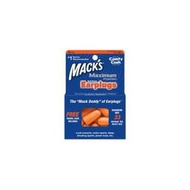 [4美國直購] Mack's Maximum Protection 10對 橘色33dB 附收納瓶 macks 泡棉耳塞 睡眠耳塞 防噪音 海綿耳塞 (TT2)#99-TC