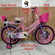 Ready Sepeda Mini Erminio 18 Inch Sepeda Anak Perempuan 18 Inch