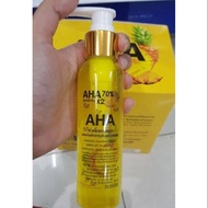 AHA 70% by Saruta ต้นตำหรับของแท้💯 สัปปะรด 120ml.สูตรเข้มข้น x2 หัวเชื้อเอเอชเอ ผสม อัลฟ่าอาร์บูติน