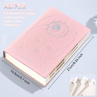 July 2025-June 2026 Planner Notebook English Agenda  A5 PU Leather Cover School Agenda Plan Weekly M