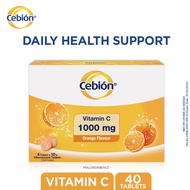 Sevenseas Cebion Effervescent Vitamin C Orange 1000Mg 10S X 4