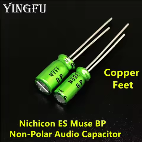 4Pcs/Lot Nichicon MUSE BP ES (Bi)Non Polar Nonpolar Bipolar HiFi Audio Capacitor 4.7uf/10uf/22uf/47u