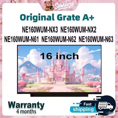 Original New A+ 16 inch Laptop Lcd Screen Slim Monitor Panel NE160WUM NX3 NE160WUM NX2 NE160WUM N61 