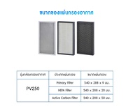 แผ่นกรองอากาศสำหรับ PV200-INV  PV200-IAC และ PV250