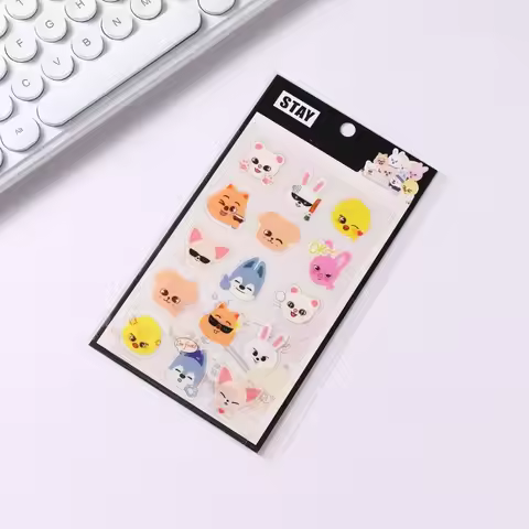 SKZOO severe txt straykids babymonster transparent PVC sticker creative sticker