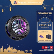 Amgras iceWorld Pro Phone Cooler gaming Mute Dissipate Fan Cooling Radiator Magnetic/Back-clip 2 in 