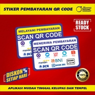 QR CODE Cashier Payment Sticker
