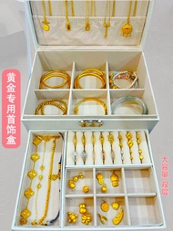 Jewelry Box Storage Display Jewelry Box With Gold Antioxidant Jewelry Hand Jewelry Earrings Three-go