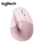 logitech羅技Lift人體工學垂直滑鼠/ 玫瑰粉