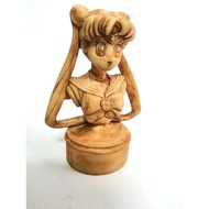 Second-Hand Collectibles Resin Pencil Sharpener Sailor Moon Figure Single Color Sculpture Type Size 