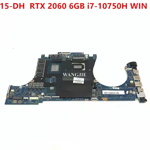 For HP OMEN 15T-DH100 15-DH Laptop Motherboard M01318-601 DSC RTX 2060 6GB i7-10750H WIN GPC72 LA-J6