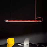 ONLS Designer's One Word Restaurant Pendant Lights Red 2025 New Memphis Modern Study Bar Desk Lamp C