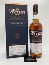 ARRAN Single Malt Scotch Whisky – “Angels’ Reserve” Aged 19 Years- Vintage 1997