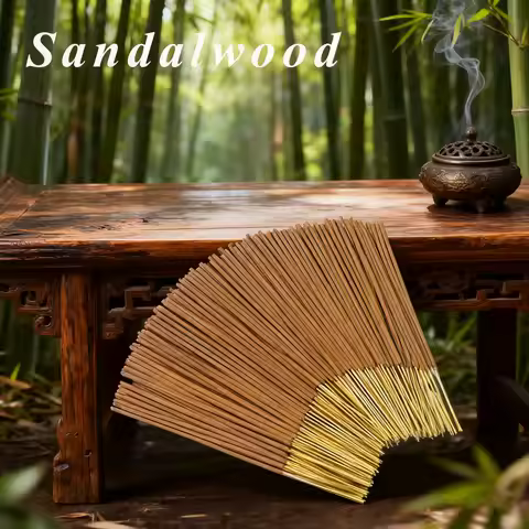 20/50/100/200/400 Sticks, Sacred Wood Incense Sticks, Natural Sandalwood Scent, Healthy and Harmless