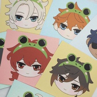 Pearlescent Genshin Impact Froggy! 7x7 Square Print & Photocards
