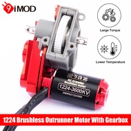 9IMOD RC 1224 Brushless Motor Outrunner 4000kv 5000KV Mini Motor 2S with Gearbox For RC Crawler Car 