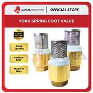YORK SPRING FOOT VALVE - 1/2" | 3/4" | 1" (15MM / 20MM / 25MM MADE IN ITALY)