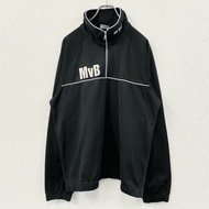 Used errea track jacket/half-zip pullover jersey, black, size L