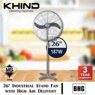 Khind 26" Industrial Stand Fan | SF2602 SF-2602 (Kipas BerdiriKipas Pendirian IndustriKipas Industri