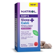 Sleep + Calm Melatonin 6mg with L-Theanine 50mg and a Botanical Blend, Dietary Supplement for Restfu