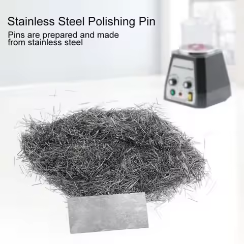 100g Stainless Steel 0.3/0.4/0.5mm Magnetic Polishing Pins, Jewelry Tumbler Media Polishing Needles,