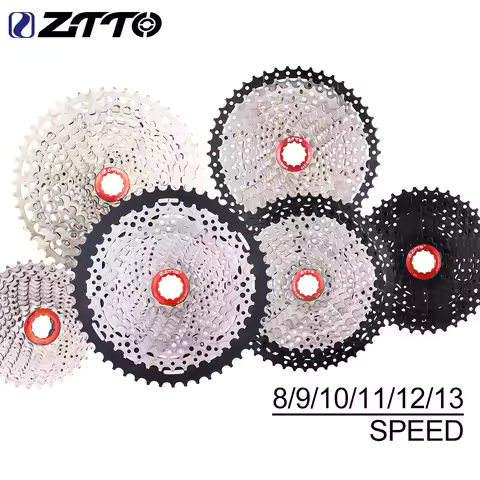 ZTTO MTB Road Bike Cassette 8 9 10 11 12 13 SPEED Bicycle Cassette HG Sprocket 11-25/28/30/32/34/36/