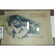 [瑕疵品]鐵達尼號 復古 海報 電影 人像畫 海洋之心 Titanic Heart of the Sea Movie Poster 約42*30cm
