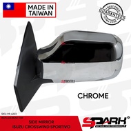 Side Mirror Sidemirror Isuzu Crosswind Isuzu Sportivo Black Chrome Manual Power Taiwan