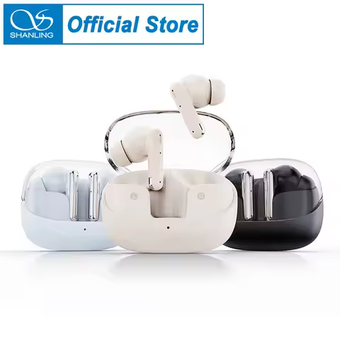 SHANLING MTW60 True Wireless Bluetooth V5.3 Eaebuds 13mm Dynamic Driver In-Ear Earphone Active Noise