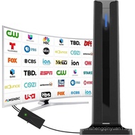 Digital TV Antenna Smart TV Indoor,2025 TV Antenna with 3M Stick Base, 360°&Long Range Reception HDT