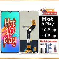 Infinix Hot 9 Play 10 Play 11 Play X680 X688C X688B LCD Original + Kit Alat Percuma
