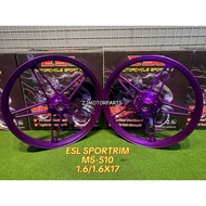SPORTRIM ESL MS-510 CNC PNP YAMAH LCV8FI/Y125 CUSTOM Y15/Y16 SIZE RIM 1.6/1.6X17 INCH