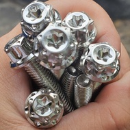 Salaya S3 stainless steel 304 8mm screws mounted to decorate motorbikes (MS09) (SKY3)