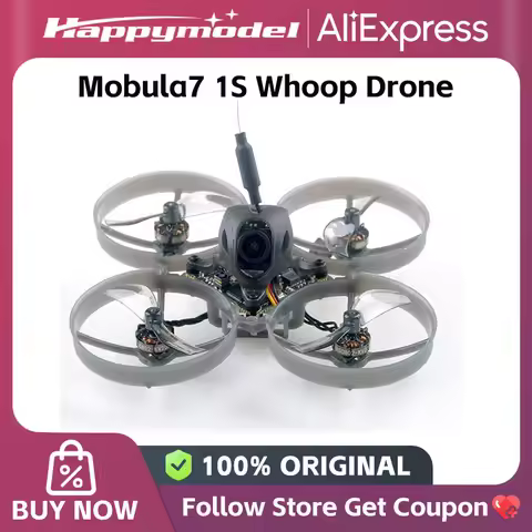 Happymodel Mobula7 Mobula 7 1S 75mm Micro FPV Whoop RC FPV Racing Drone with 5.8G Openvtx 400mW VTX 