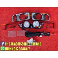 Honda Civic Ek99 Ek 99 (DEPO) Front Bumper Fog Lamp Foglamp Sportlight Lights Lamp With Wiring Kit [