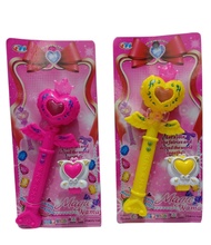 Mainan Anak Fairy Stick - Tongkat Peri Perian Bunyi Nyala + Jam Nyala