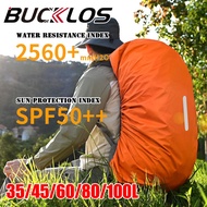 BUCKLOS Bag Cover 80L Waterproof 35/45/80/100L Bag Cover for Rain Camping Backpack Covers for Travel