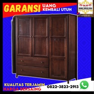 Lemari almari pakaian minimalis kayu jati tua asli jepara 1 2 3 4 5 6 pintu 1 2 3 4 5 6 geser jati a
