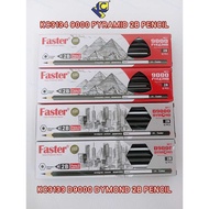 FASTER 2B PENCIL 12PCS BOX D9000/9000